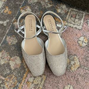 Silver flats, never worn